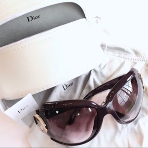 Christian Dior sunglasses.